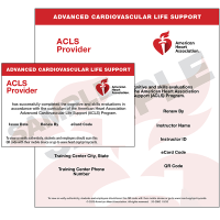 ACLS card